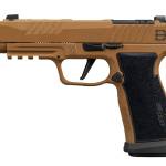 Sig Sauer P365-DH3 AXG 9mm pistol with 3.7-inch barrel and coyote finish