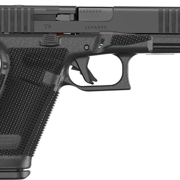 Glock 17 Gen6 9mm black pistol with 4.49-inch barrel and optics-ready slide