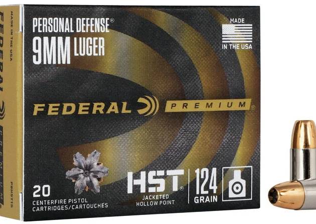 FDR 9MM 124GR HST JHP 20RD