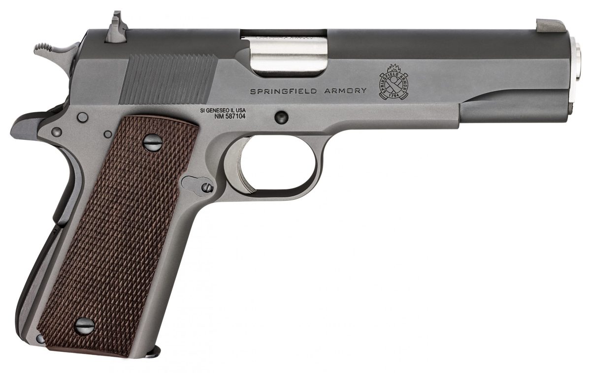 Springfield Armory 1911 Defender Mil-Spec .45 ACP pistol with 5-inch barrel