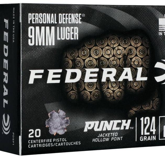 FDR 9MM 124GR PUNCH JHP 20RD
