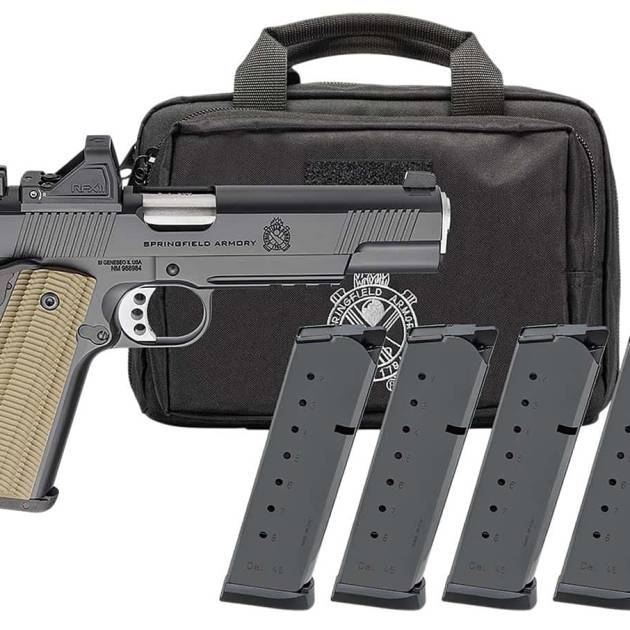 SPRINGFIELD ARMORY 1911 OPERATOR 45ACP BK 5" OR G