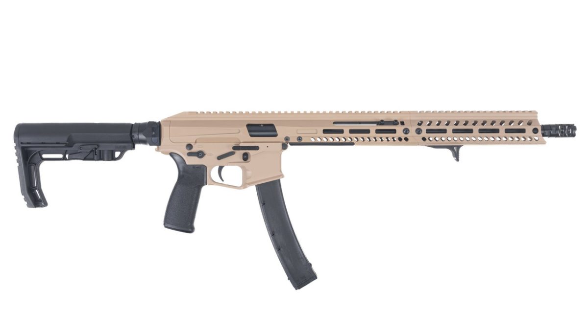 Patriot Ordnance Factory Phoenix 9mm rifle with 16.5-inch threaded barrel