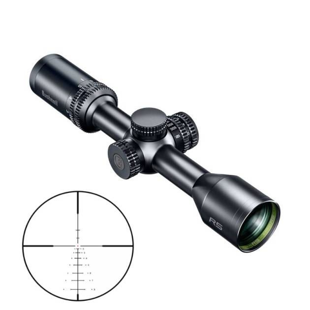 Bushnell R5 4-12x40mm illuminated DOA-LRH800 riflescope in black matte