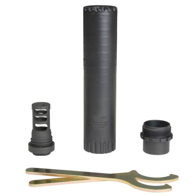 Yankee Hill Resonator R2 black rifle suppressor with included muzzle brake