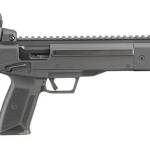 Ruger LC Carbine 5.7x28mm rifle with 16.25-inch threaded barrel and folding stock