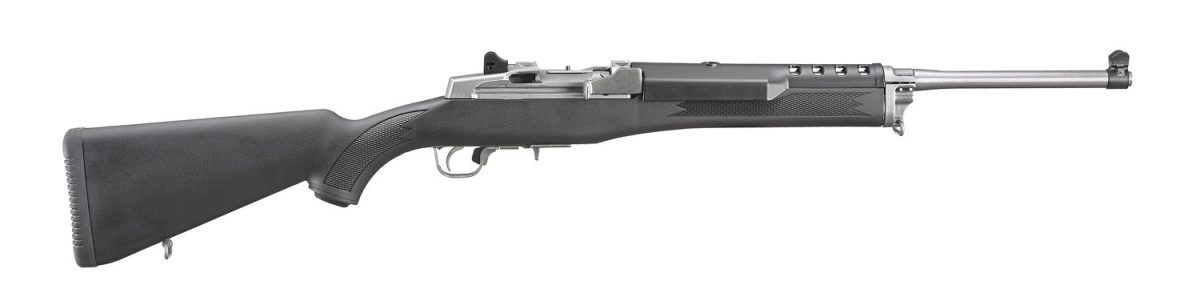 Ruger Mini-14 Ranch .223 Remington 5.56 NATO rifle with stainless barrel and black synthetic stock