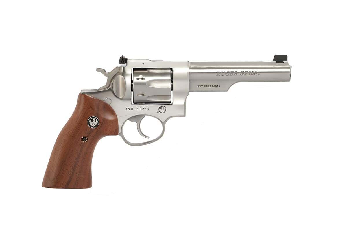 RUGER GP100 357MAG SS 5" HALF LUG