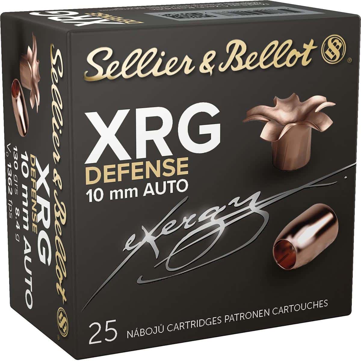S&B 10MM 130GR XRG 25RD