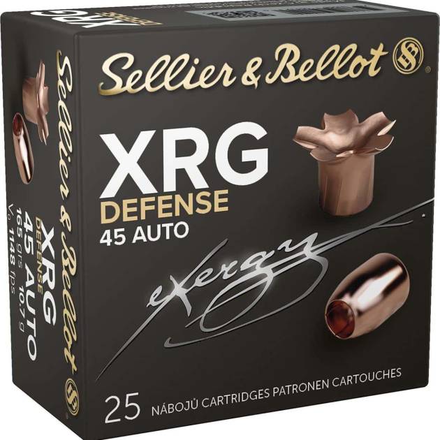 S&B 45AP 165GR XRG 25RD