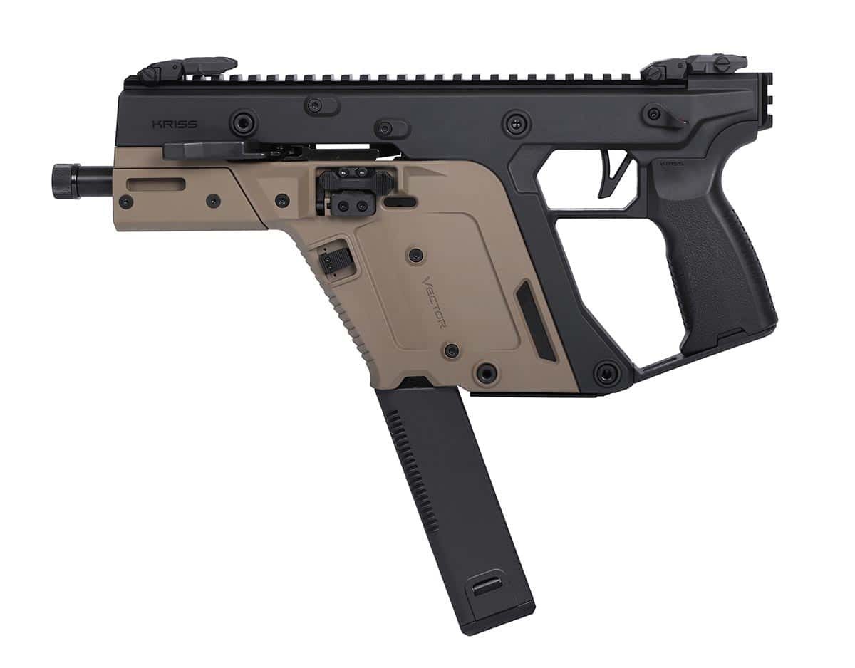 Kriss USA Vector SDP G3 9mm handgun in black and FDE finish