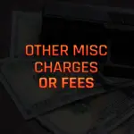 Other Charges and Fees