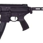 Sig Sauer MPX K 9mm black pistol with 4.5-inch barrel and folding brace