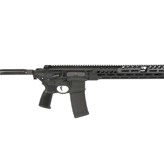 Sig Sauer MCX Spear LT semi-automatic rifle with 16-inch threaded barrel and folding stock