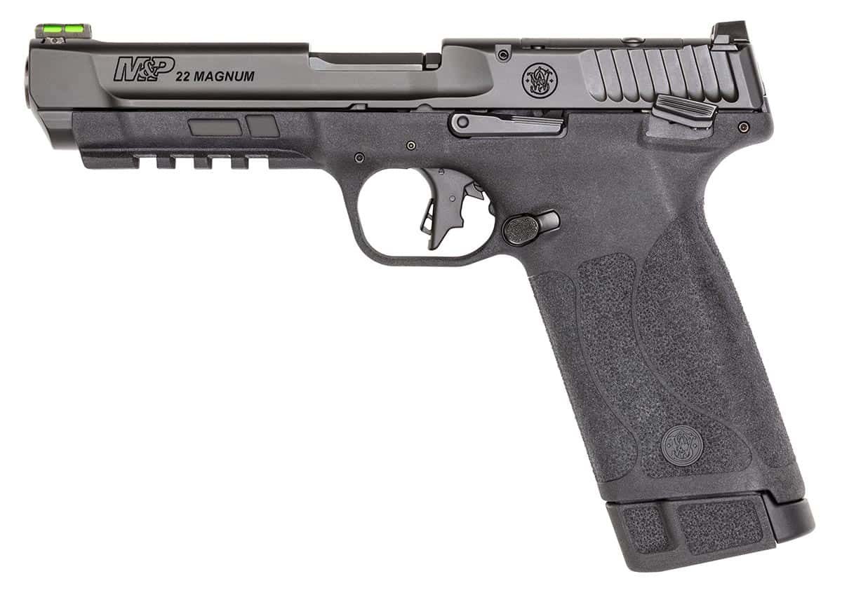 Smith & Wesson M&P 22 Magnum .22 WMR black pistol with optics-ready slide