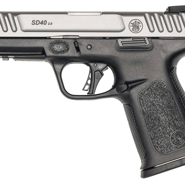 Smith & Wesson SD40 2.0 40 S&W, 14+1, 4"Barrel, Stainless/Black
