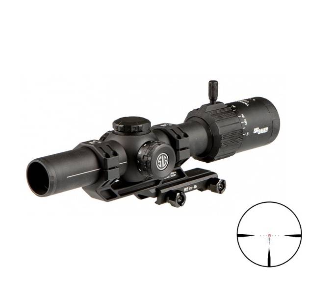 Sig Sauer Tango MSR 1-8x24mm illuminated BDC8 riflescope with ALPHA-MSR mount
