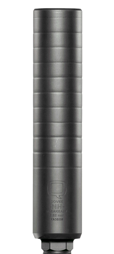 Q LLC Speak Easy 7.62mm black stainless steel suppressor