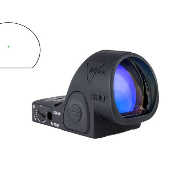 Trijicon SRO 1 MOA adjustable LED reflex sight in black