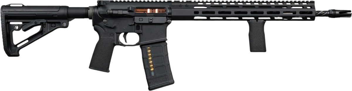 Shadow Systems U526 5.56 NATO rifle with 16-inch barrel and bronze BCG