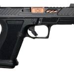 Shadow Systems MR920P Elite 9mm pistol with black frame and bronze barrel
