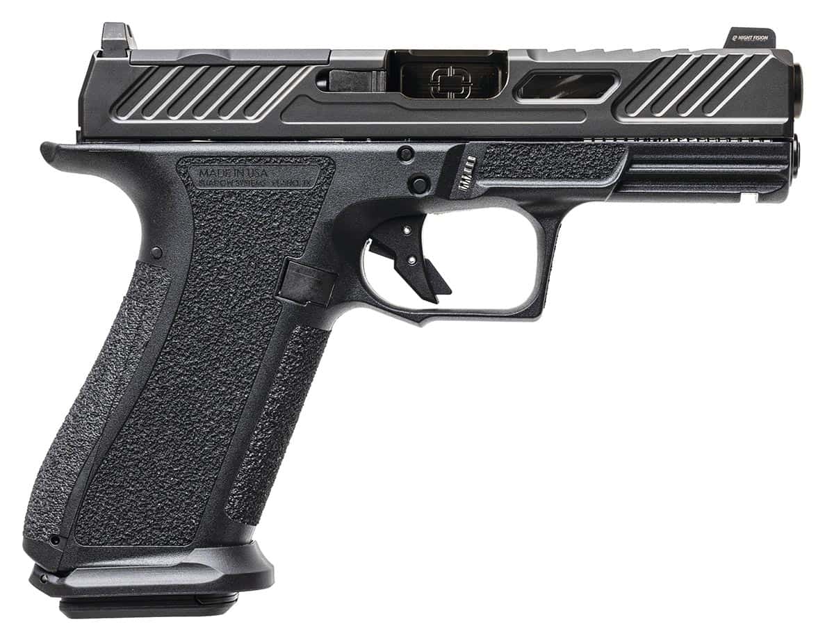 Shadow Systems XR920 Elite 9mm black optic-ready pistol with 4-inch barrel