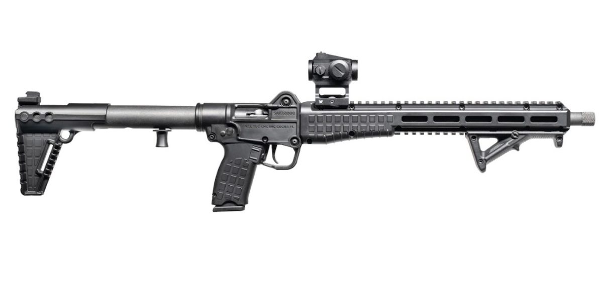 Kel-Tec SUB2000 Gen 3 Defender 10mm carbine with Vortex Crossfire optic
