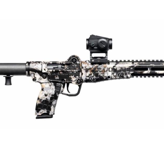 KelTec SUB2000 Defender 10mm semi-automatic carbine with Vortex Crossfire red dot