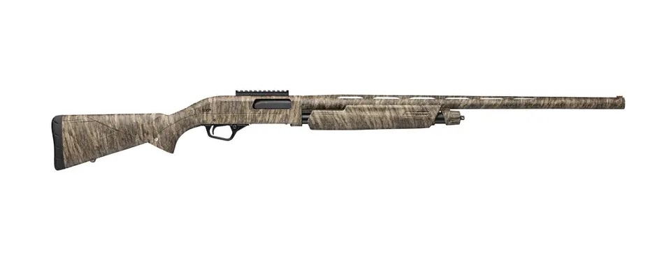 Winchester SXP Universal Hunter 12 Gauge shotgun with 24-inch barrel and Mossy Oak Bottomland stock