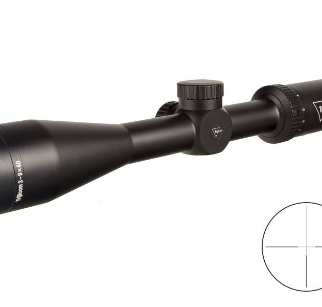 TRIJICON HURON 3-9X40 BLK 1" BDC