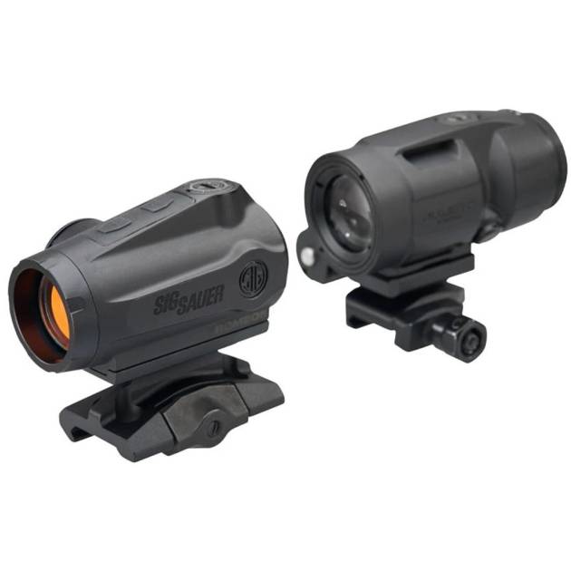 Sig Sauer Romeo5 Gen II red dot and Juliet Micro 3x magnifier combo