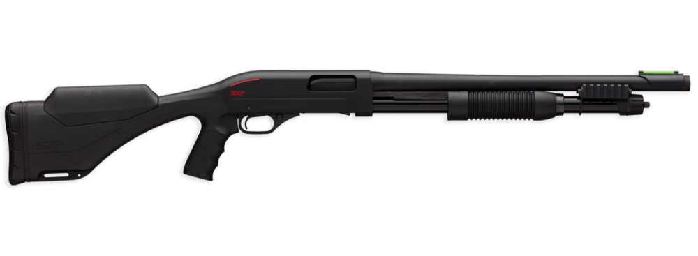 Winchester SXP Shadow Defender 20-gauge black pump-action shotgun with 18-inch barrel