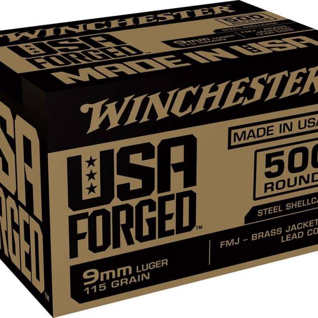 WIN 9MM 115GR FMJ STEEL 500RD