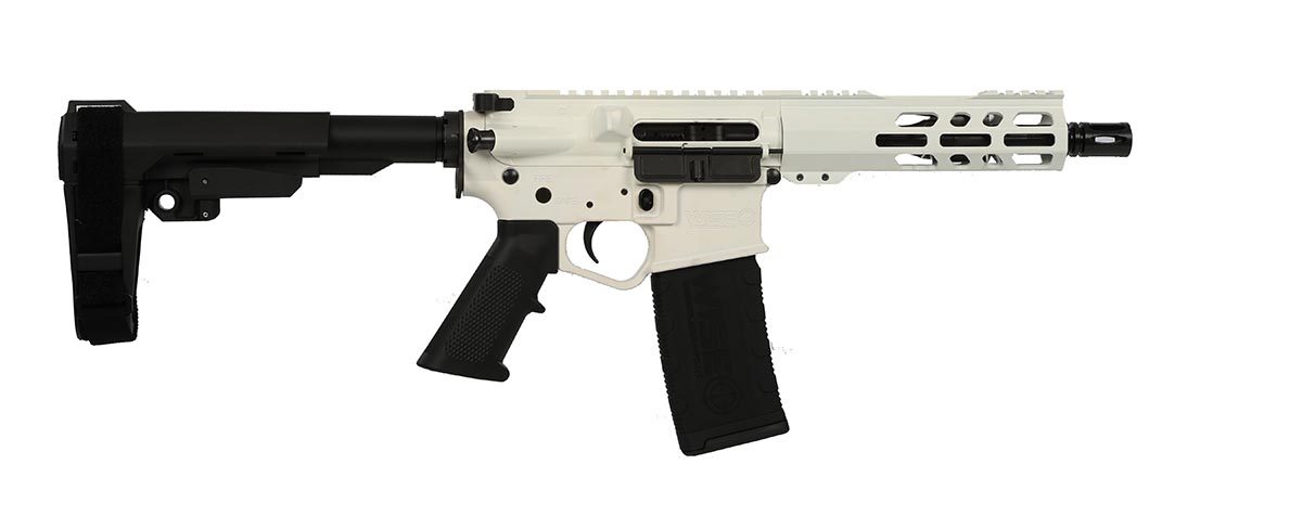 WISE ARMS WA-15B 5.56MM WHT 7.5" SBA3
