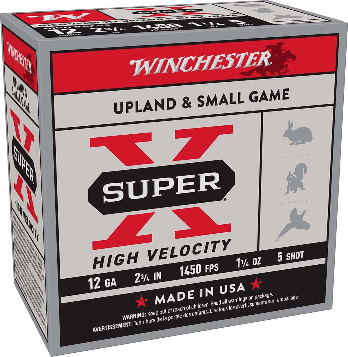 WIN 12G HV 2.75-1.25-5 25RD