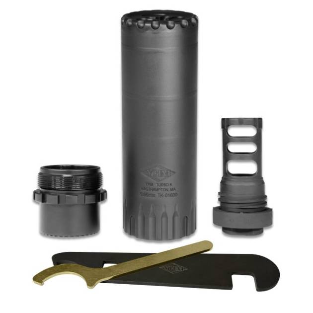 Yankee Hill Machine Turbo K-RB 5.56 NATO suppressor with quick-detach muzzle brake